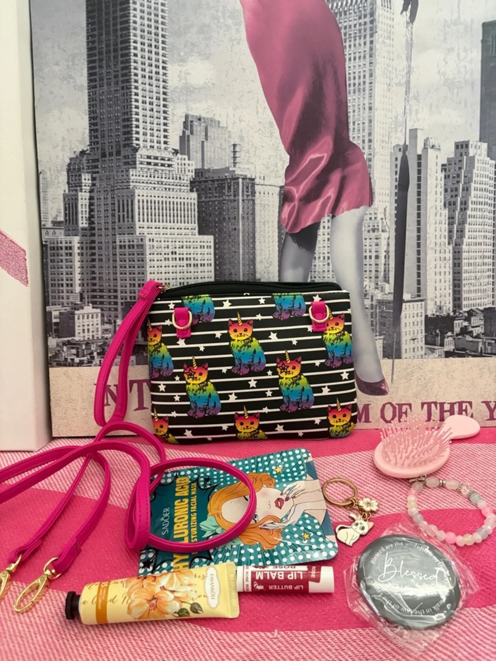 LUV Betsey by Betsey Johnson  Crossbody Bag - Pink Accent - Picture 10 of 10